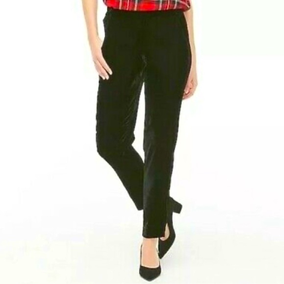 J. Crew Factory Velvet Jamie Pants - Picture 2 of 7